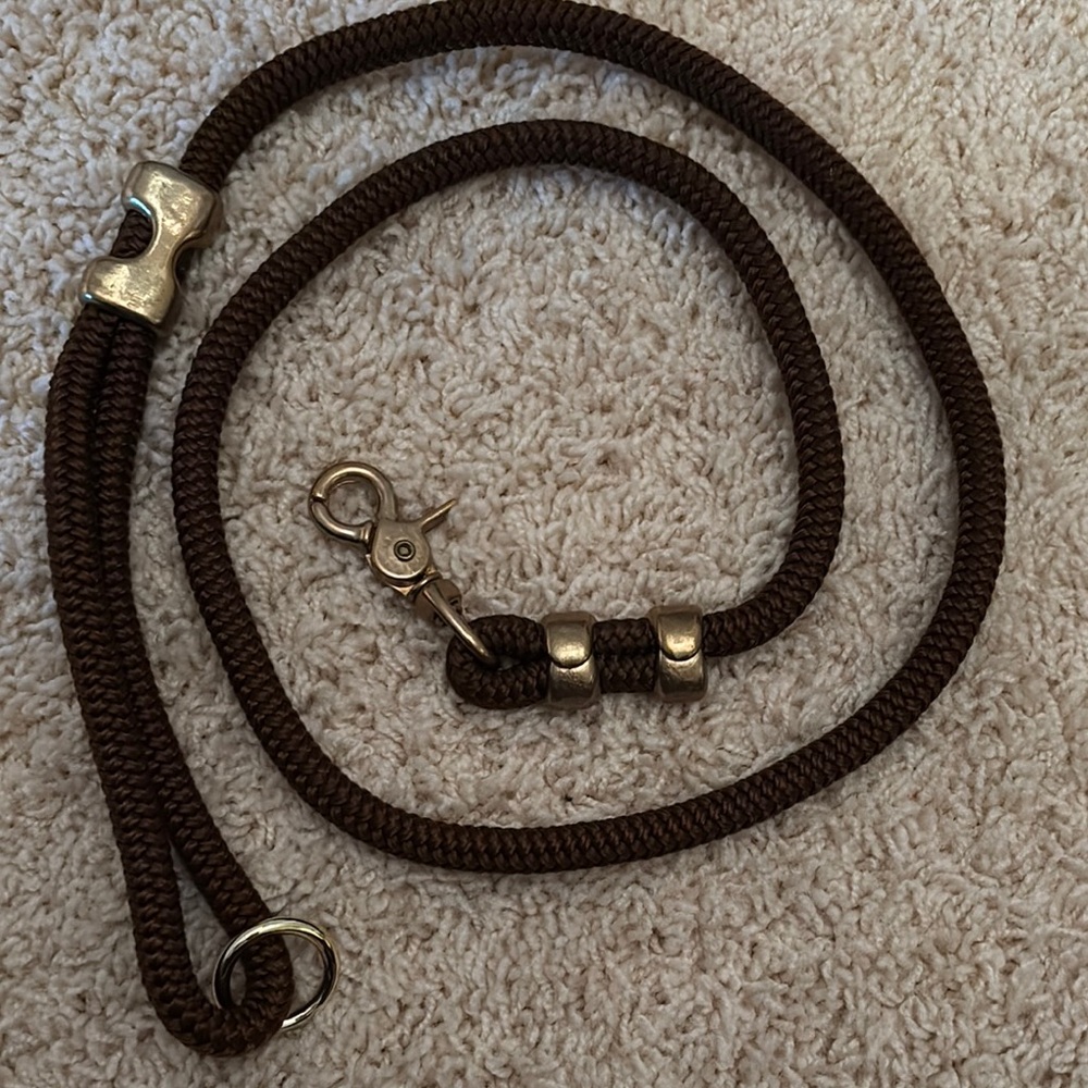 Foggy Dog Leash - brown